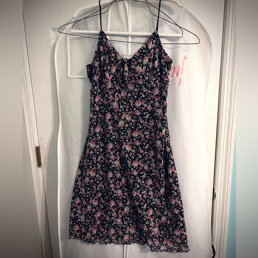 Flattering flower dress